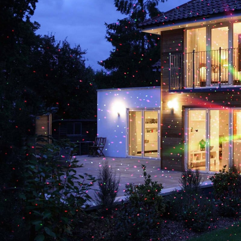 Projecteur LED intérieur / extérieur effet neige