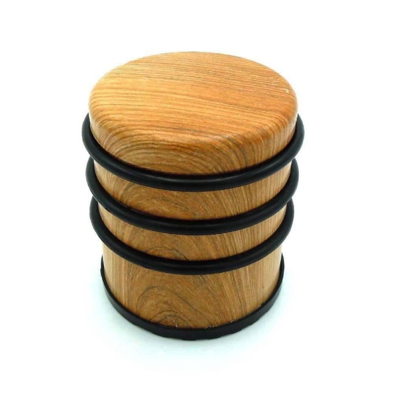 Butée de porte imitation bois et caoutchouc