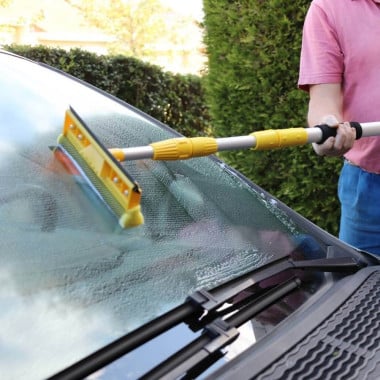 Balai brosse de lavage télescopique voiture 3m multifonctions (9)