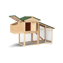 Poulailler bois avec pondoir (1)