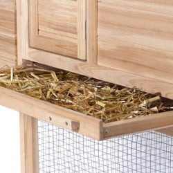 Poulailler bois avec pondoir (6)