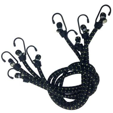 Sandow tendeur élastique 80cm avec crochets - lot de 4 (1)