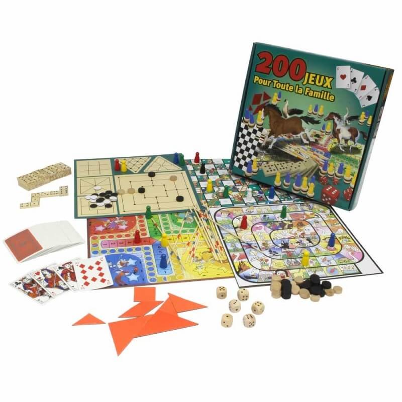 Coffret 200 jeux de société Coffret 200 jeux de société