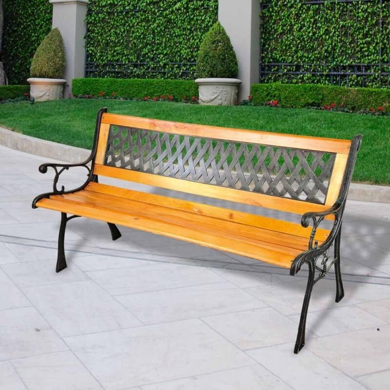 banc jardin - banc de jardin bois - petit banc de jardin