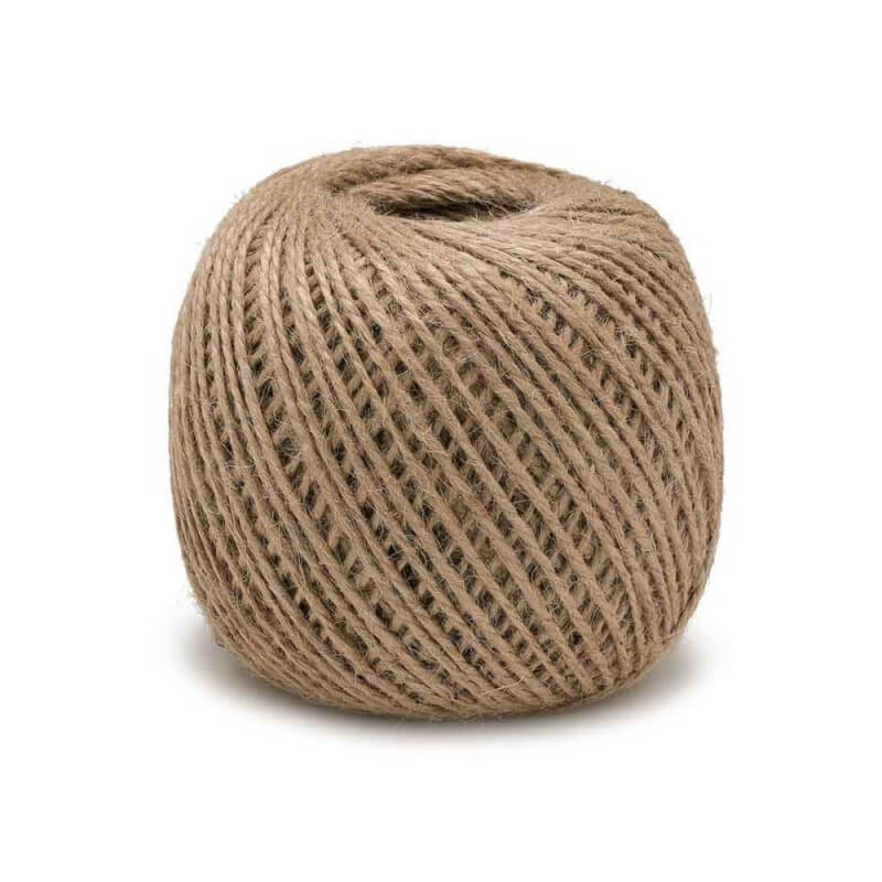 Bobine de ficelle de jute naturelle