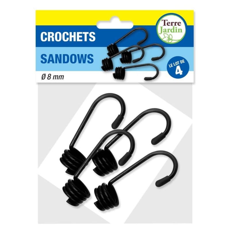 Crochet pour tendeur ou sandow - lot de 4 (1)