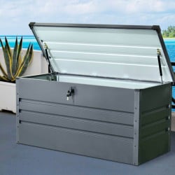 Coffre de rangement jardin en métal (5)