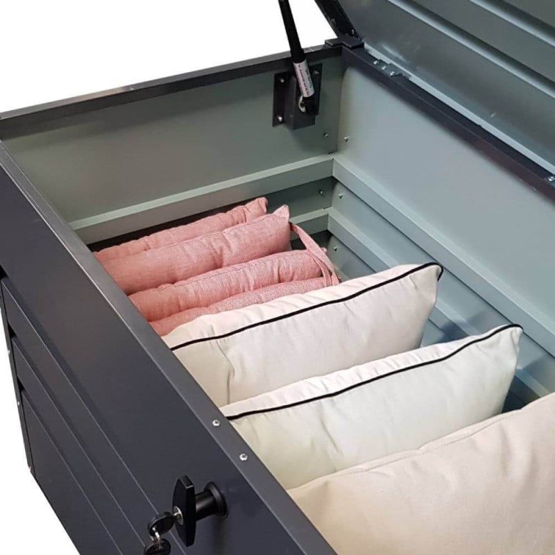 Coffre de rangement jardin en métal (3)