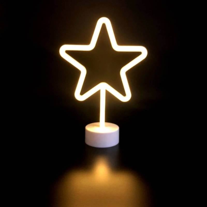 Étoile lumineuse blanche à poser (1)