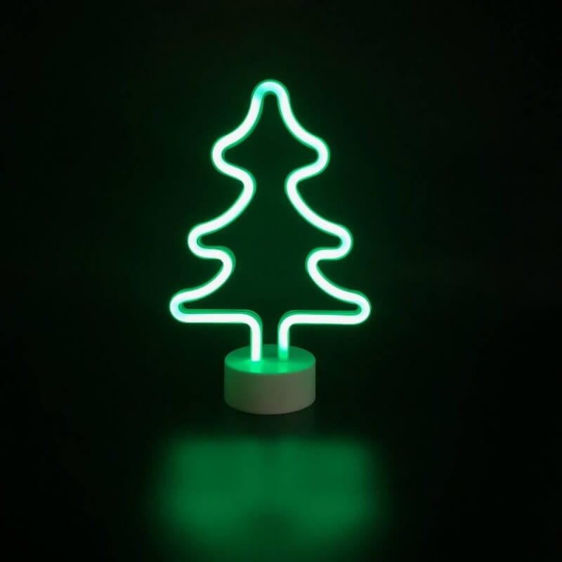 Petit sapin lumineux vert à poser : ici achat à prix pas cher