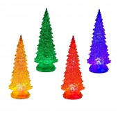 Petit sapin de Noël lumineux x4