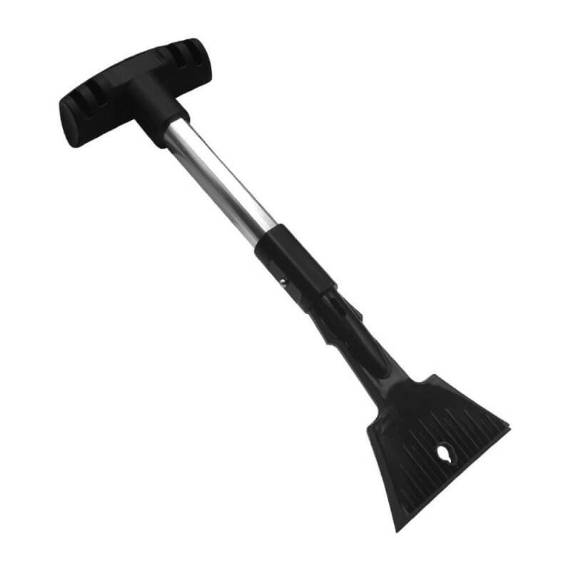 Pelle à Neige 3 en 1 avec Manche en Aluminium Kit de Déneigement 70-89CM  avec Brosse Grattoir à Glace Sac de Transport - Costway