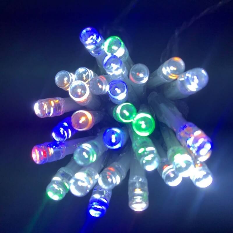 Guirlande - Cordon lumineux LED multicolore 6 - 10 - 18 - 40 m