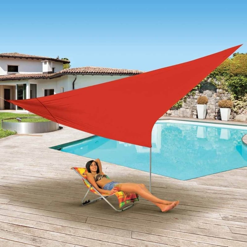 Voile d'ombrage triangulaire (4)