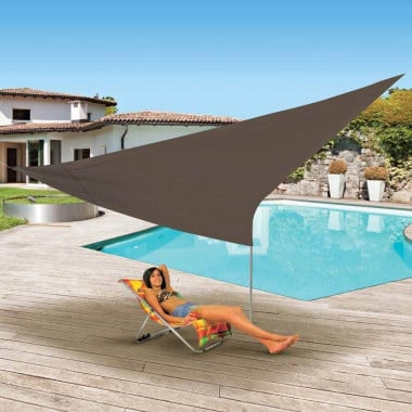 Voile d'ombrage triangulaire (8)