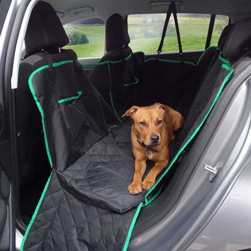 Housse de protection banquette voiture pour chien (1)