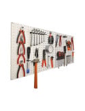 Panneaux muraux de rangement pour outils + crochets