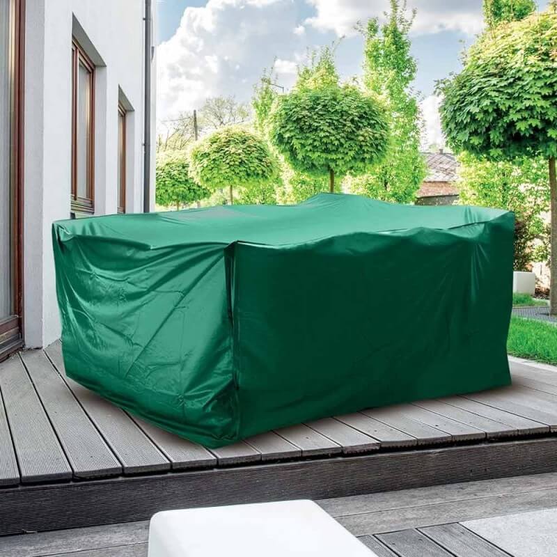 Flyace Housse Table de Jardin, Housse Salon de Jardin 300x100x75cm  Rectangulaire Couverture de Protection Meubles ​Bâche Salon de Jardin  Imperméable Anti-UV 600D Oxford Bache Table Exterieur : : Jardin