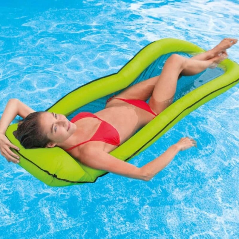 Matelas gonflable semi immergé piscine (3)