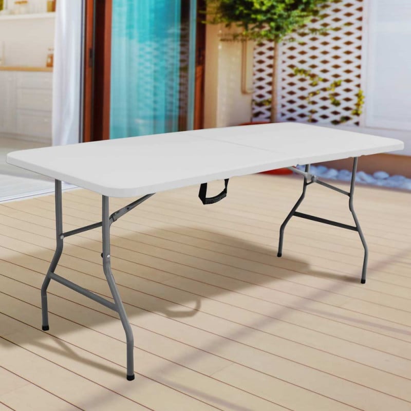 Table de jardin pliante 8 personnes 180cm (4)