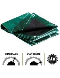Bâche épaisse ultra résistante 240 g m2 (1)