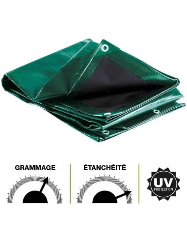 Bâche épaisse ultra résistante 240 g m2 (1)