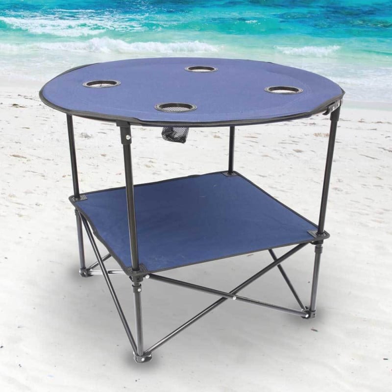 Table camping pliante en tissu (4)