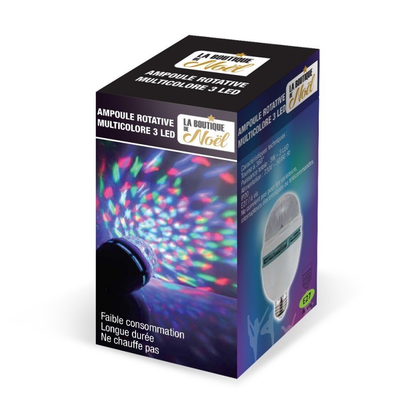 ampoule disco rotative ampoule a facette