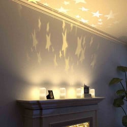 Bougie LED à projections d'images (2)