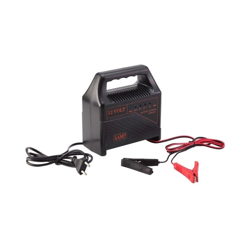 Euro vanadium - Chargeur de Batterie voiture portable 12V 4 AMP