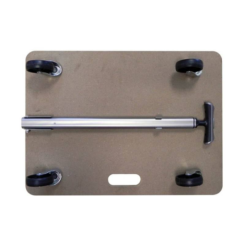 Plateau roulant charges lourdes avec manche télescopique (1)