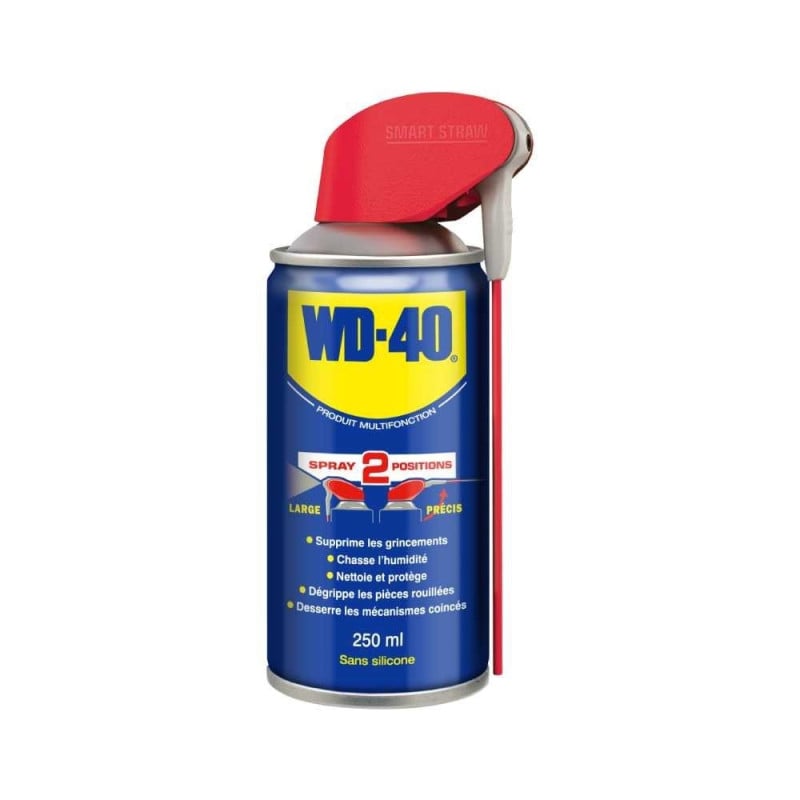 WD 40 Dégrippant en spray double position 250 ml
