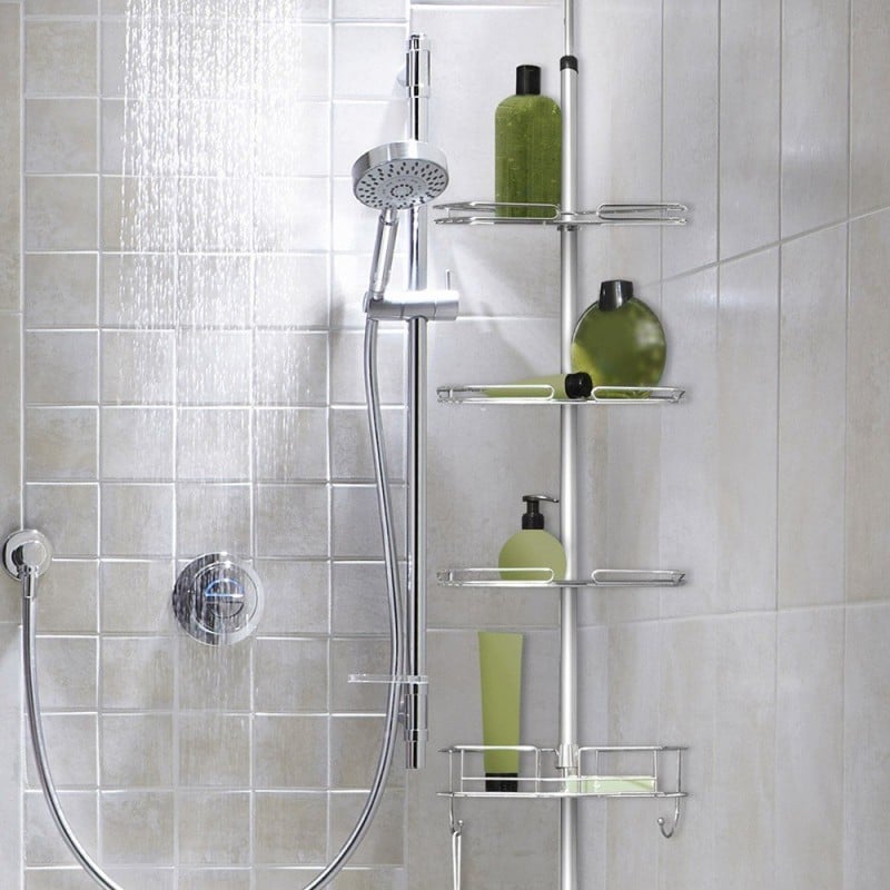 Etagère de douche télescopique