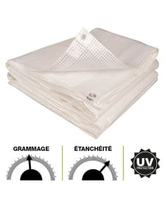 Bâche armée transparente 160g m2 découpable (1)