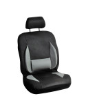 Housse de siège auto avant gris et noir