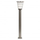 Borne solaire haute-qualité inox 1m avec détecteur