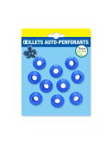 Oeillets auto perforants pour bâche - Lot de 10