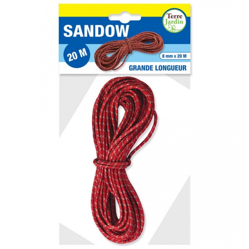 Sandow 20 mètres fin et souple (8 mm)