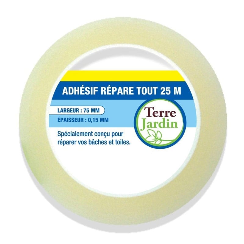 Ruban adhésif transparent répare tout 75 mm x 25 m (1)