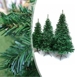 Sapin de Noël artificiel tradition et qualité - Arbre pour décoration de Noël avec support (15)