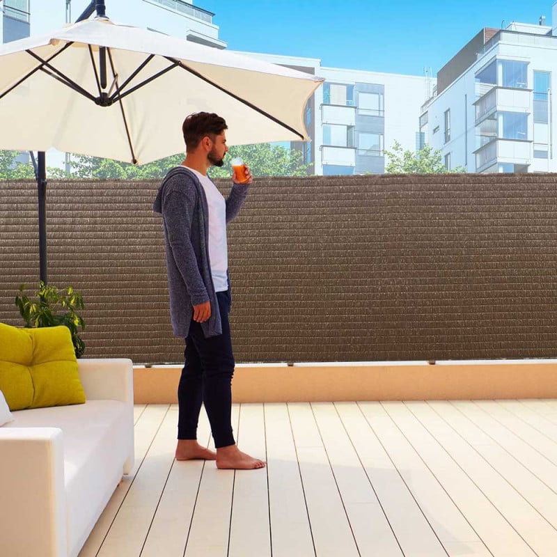 Brise vue synthétique - imitation paille - 230 g m² (5)