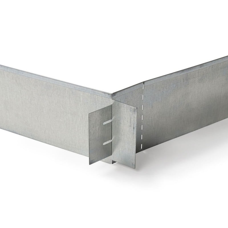 Bordures de jardin flexible en acier galvanisé - 5 x 1M