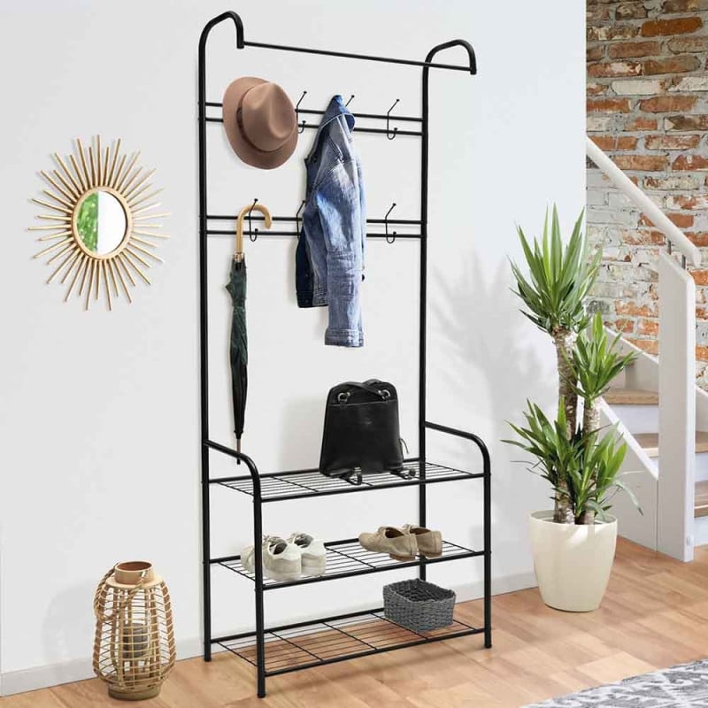 Porte manteau vestiaire entrée 8 patères (6)