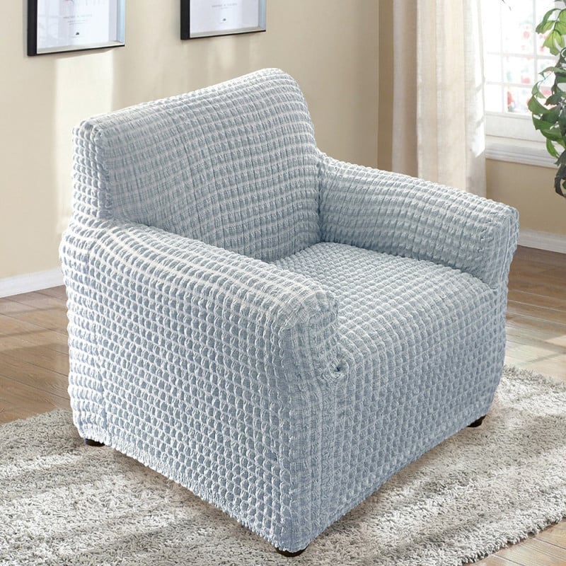 Housse de canapé & Housse de fauteuil extensible - gris (3)
