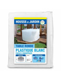 Housse de protection table ronde de jardin