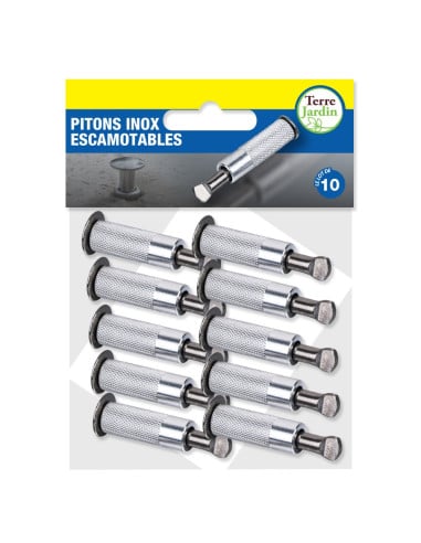 Piton douille rétractable inox - X10 (1)