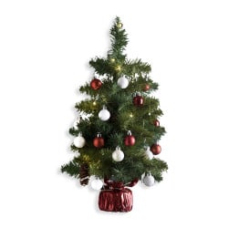Petit sapin de Noël décoré - 50 cm (1)