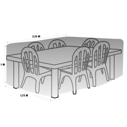 Housse de protection pour salon et table de jardin (2)