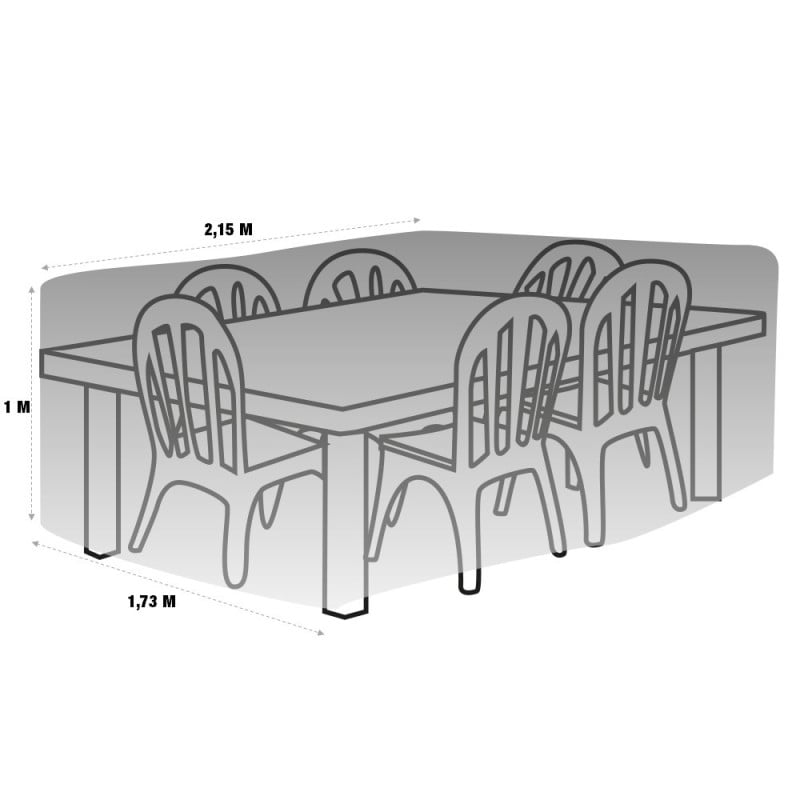 Housse de protection pour salon et table de jardin (2)