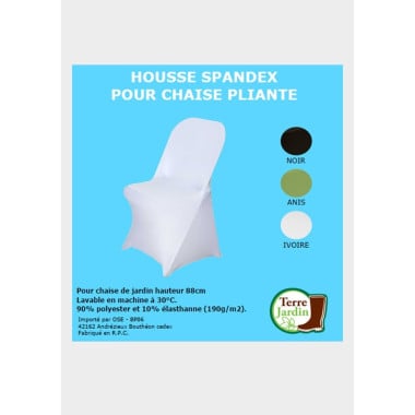 Housse de chaise en élasthanne extensible (4)